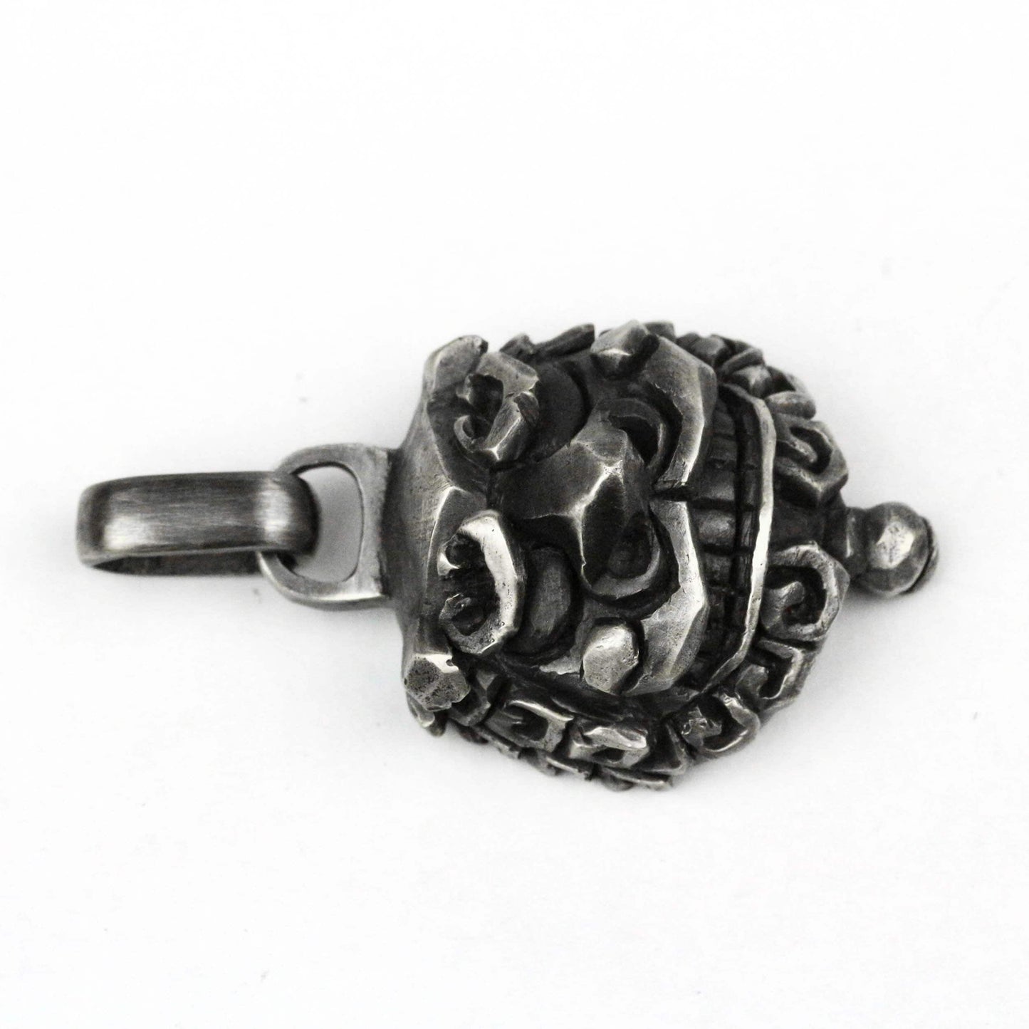 Chinese style Tang lion pendant,Lion Pendant,Tang Lion Pendant, Lion Ball Pendant,Silver Foo Dog Necklace Chinese Guardian Fu Lion Accessory