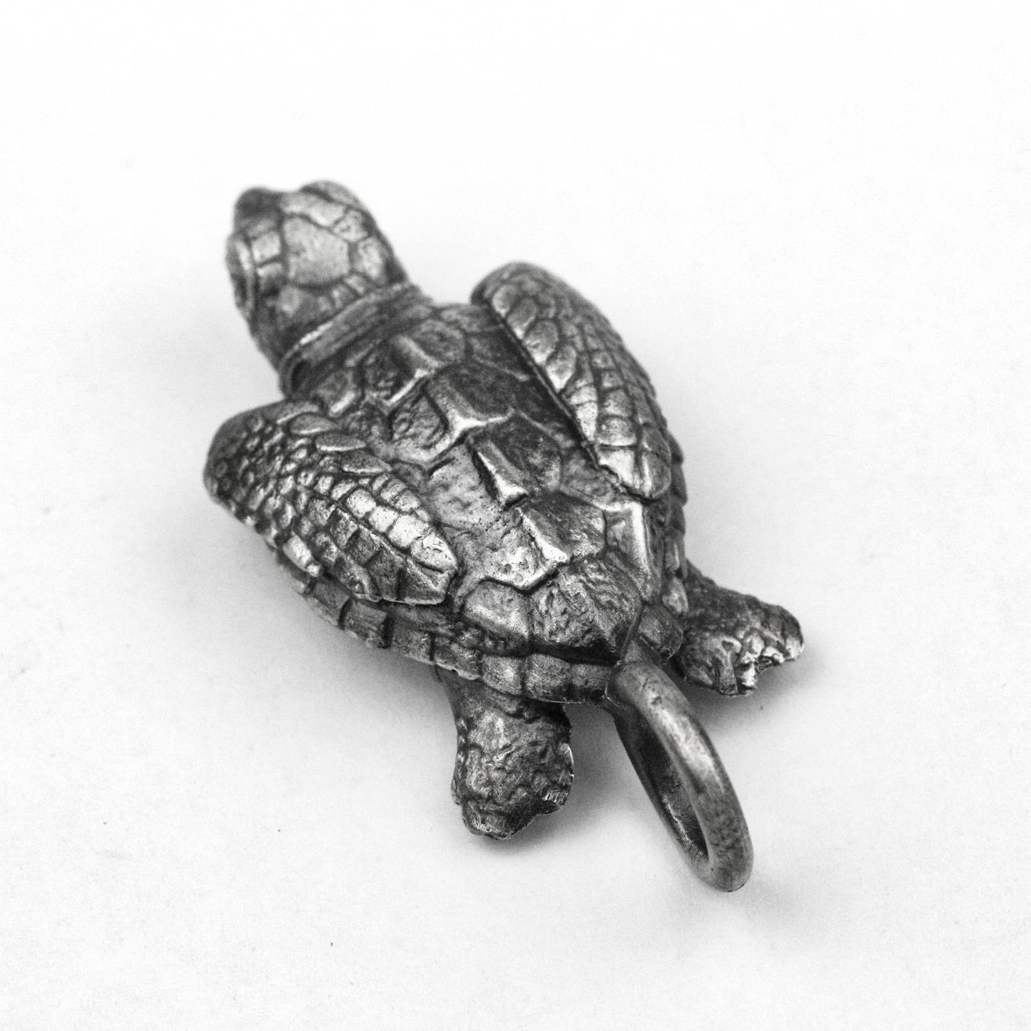 925 silver Sea turtle pendant, turtle necklace, marine life beach handmade jewelry