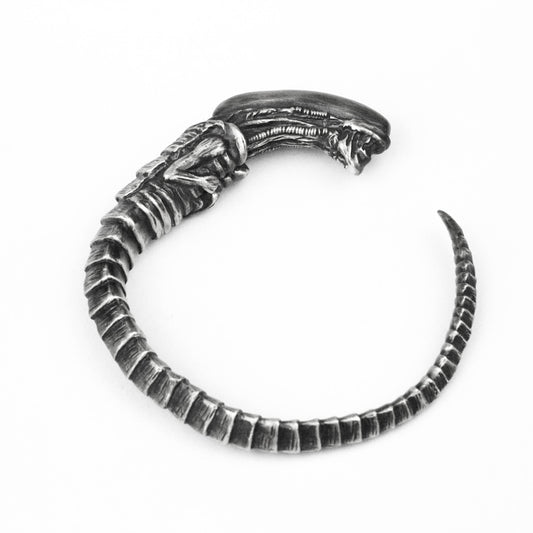 925 silver Praying mantis larva bracelet serpent snake bracelet open bracelet,vintage brass bracelet 925 silver bracelet