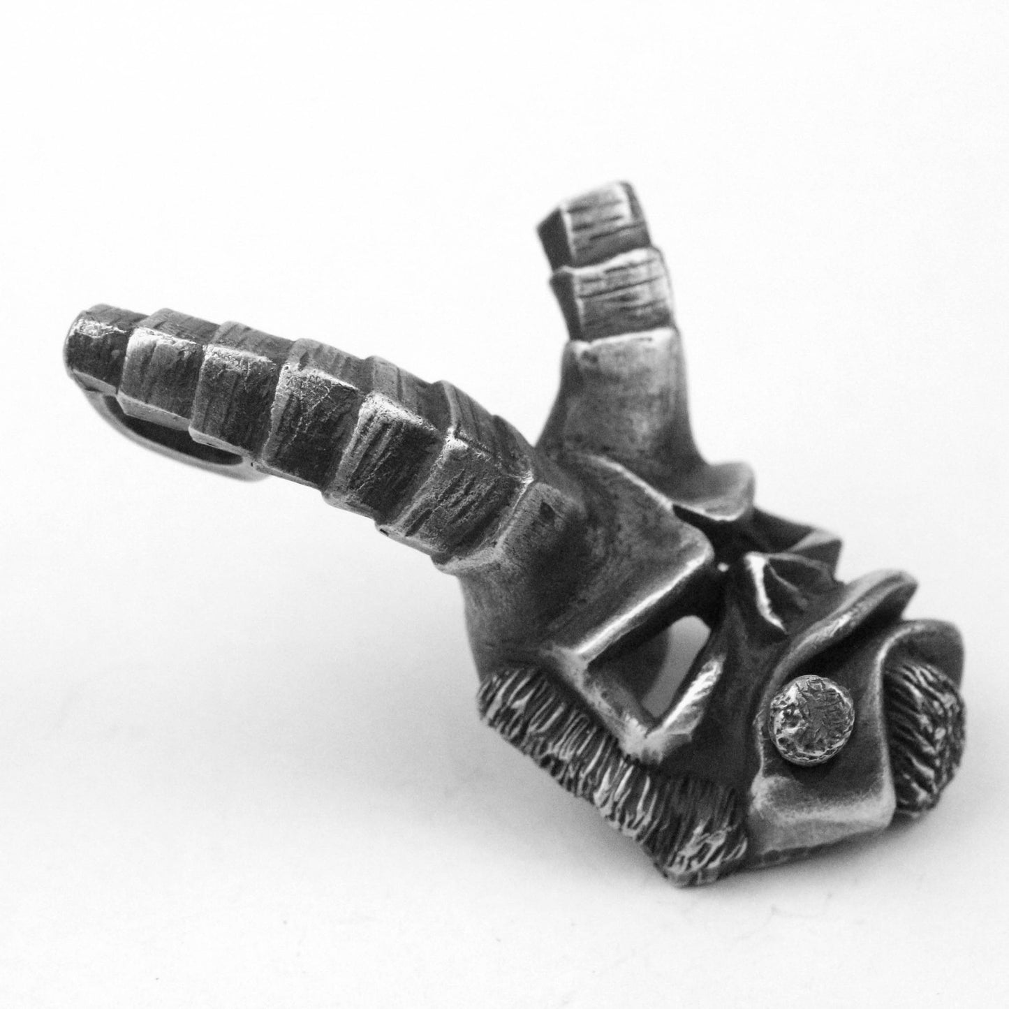 925 silver Hellboy Pendant, Hellboy Necklace, Superhero Pendant, Hell Devil Pendant, Brass Handmade Jewelry