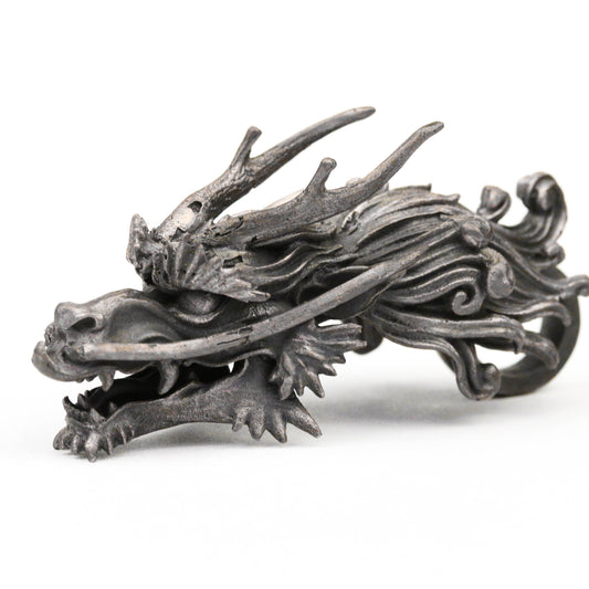 Dragon pendant, dragon head pendant, dragon king pendant, evil dragon necklace, men's dragon handmade jewelry