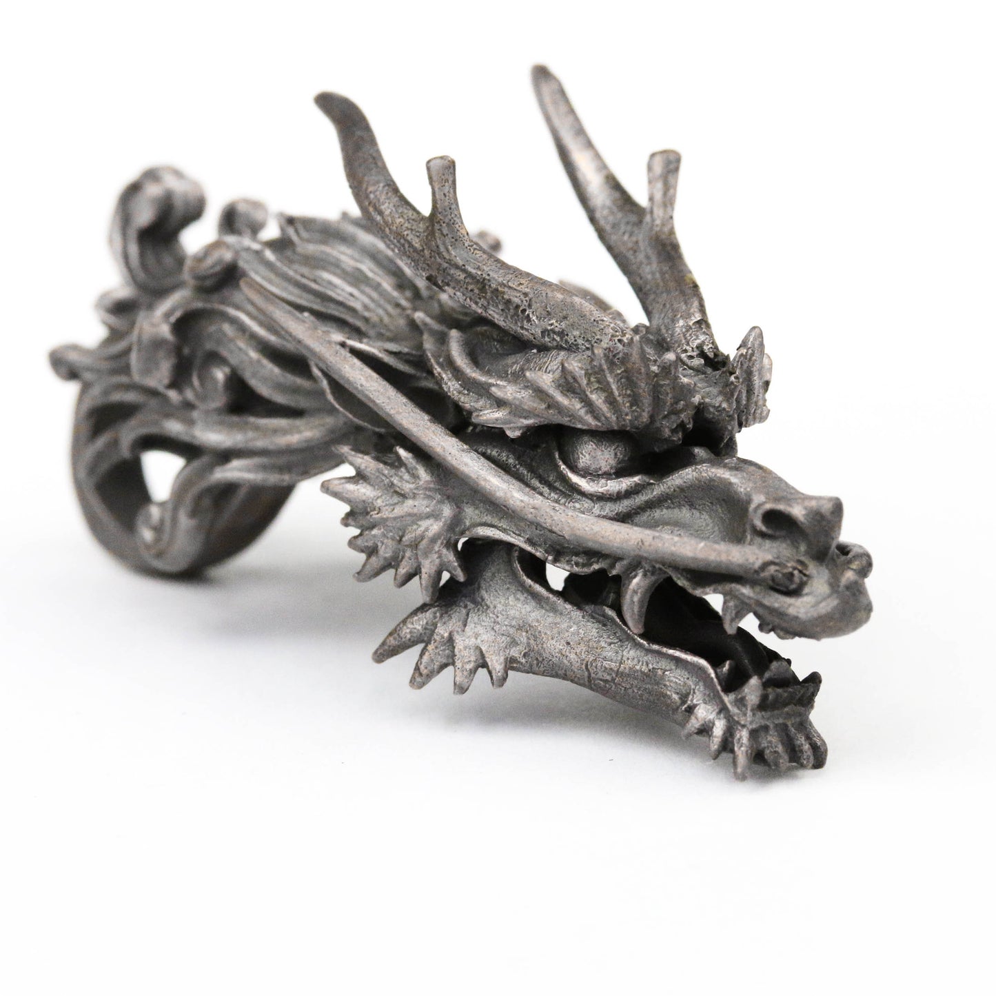 Dragon pendant, dragon head pendant, dragon king pendant, evil dragon necklace, men's dragon handmade jewelry