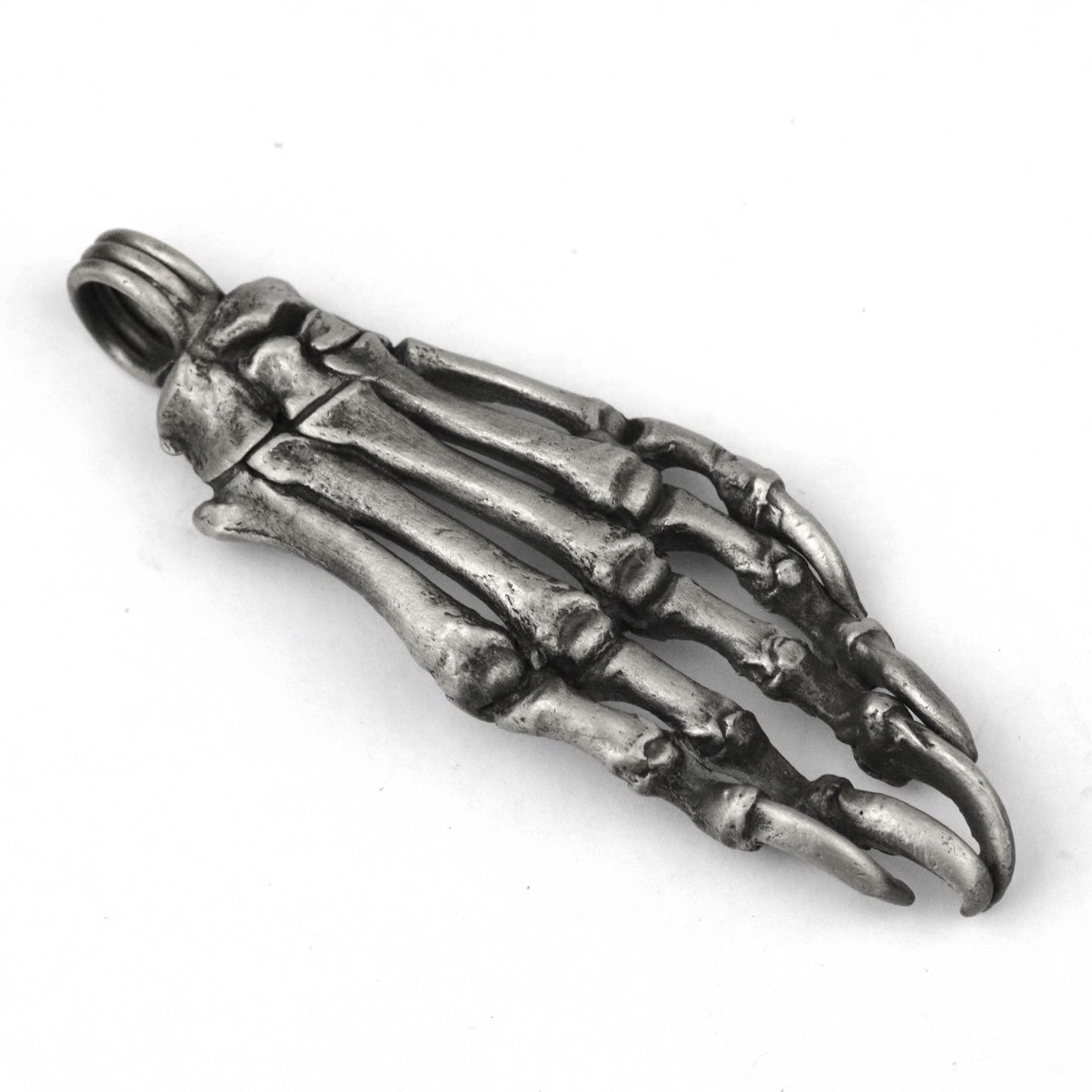 925 silver Hand bone pendant, skeleton hand pendant, human anatomy jewelry, brass handmade jewelry
