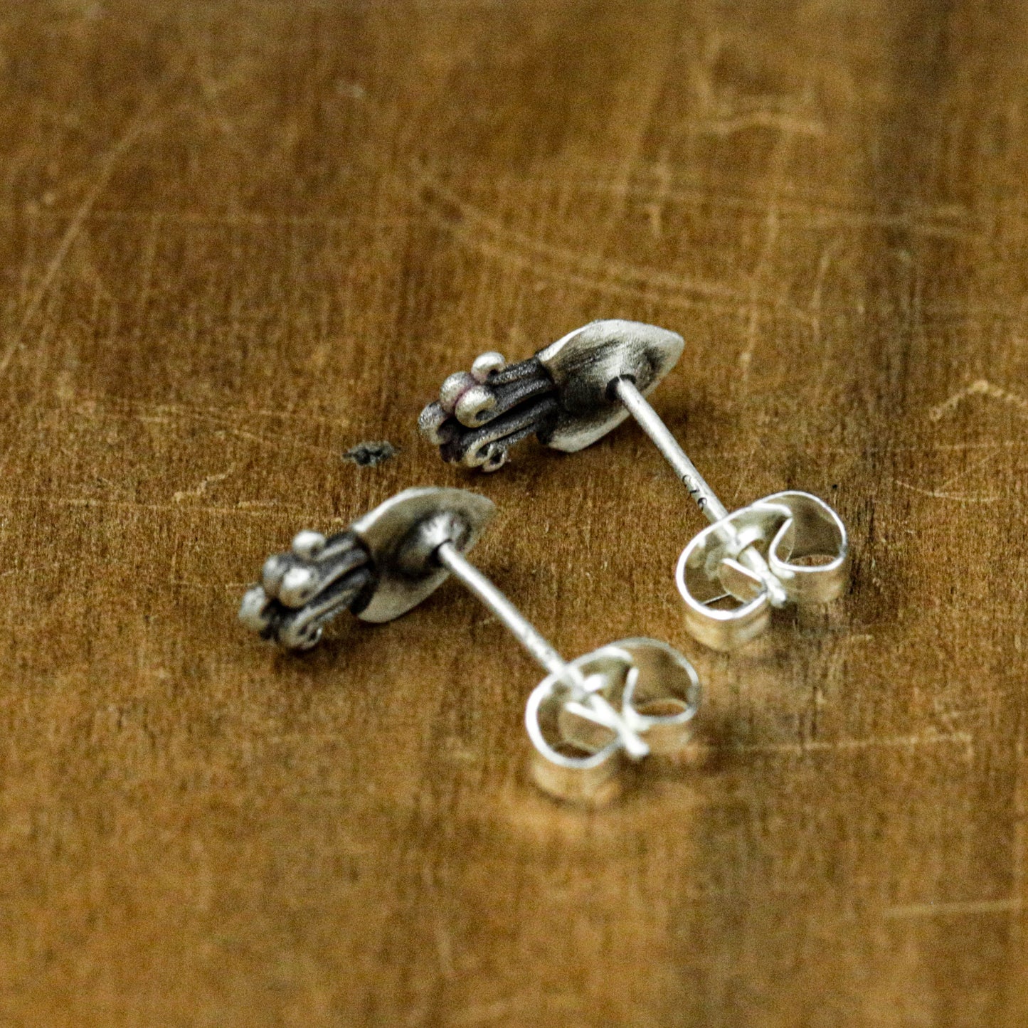 925 sterling silver Cthulhu earrings, tentacle earrings, sea animals, octopus earrings - Handmade