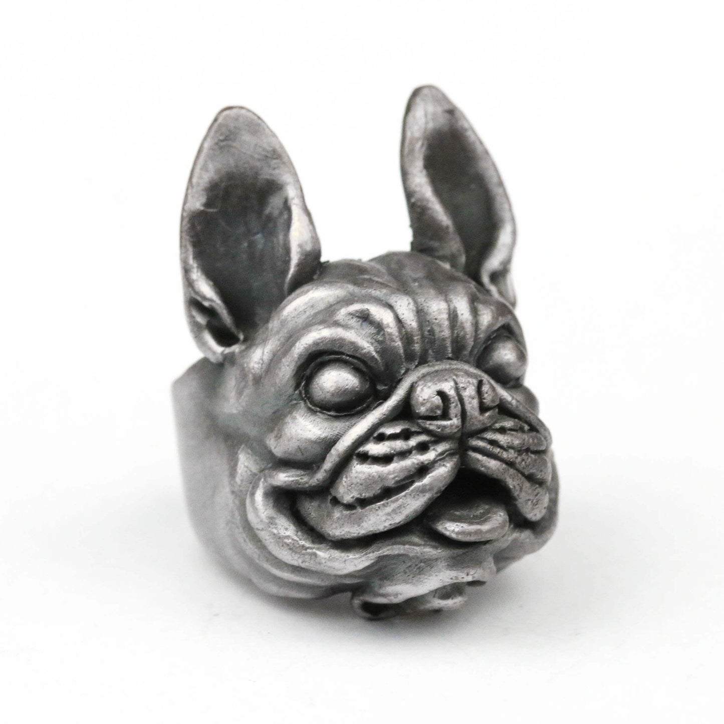 925 silver dog ring French fighting dog ring, mangy dog ring, French pet dog ring, dog ring, brass handmade jewelry