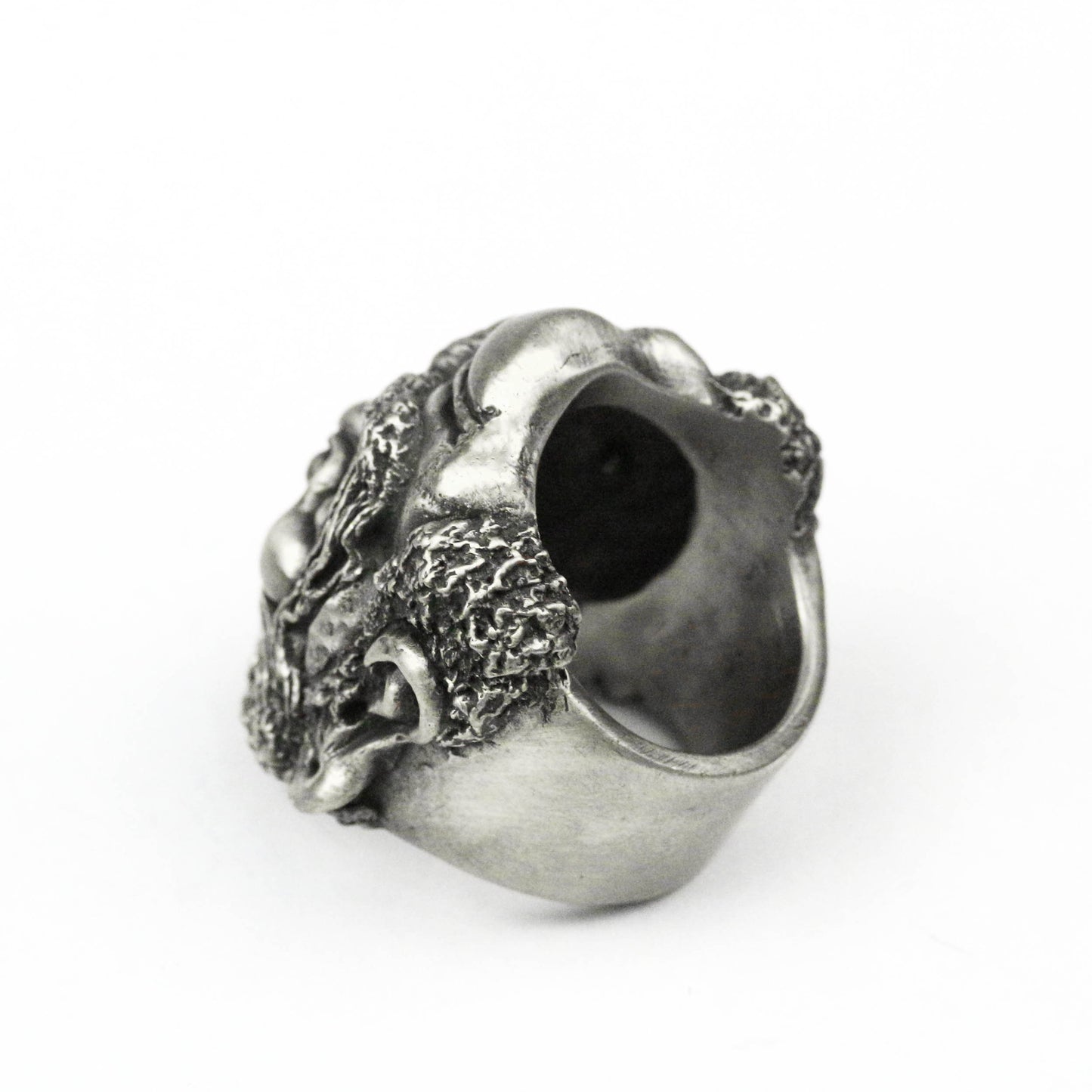 925 Silver Dharma ring, Chinese style Buddhist ring, mythological jewellery, protector jewellery