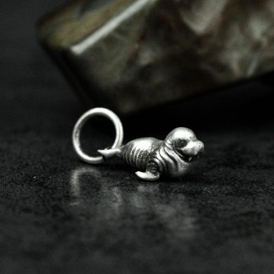 925 sterling silver walrus pendant necklace, marine pendant, marine animal, animal lover gift, gift for best man