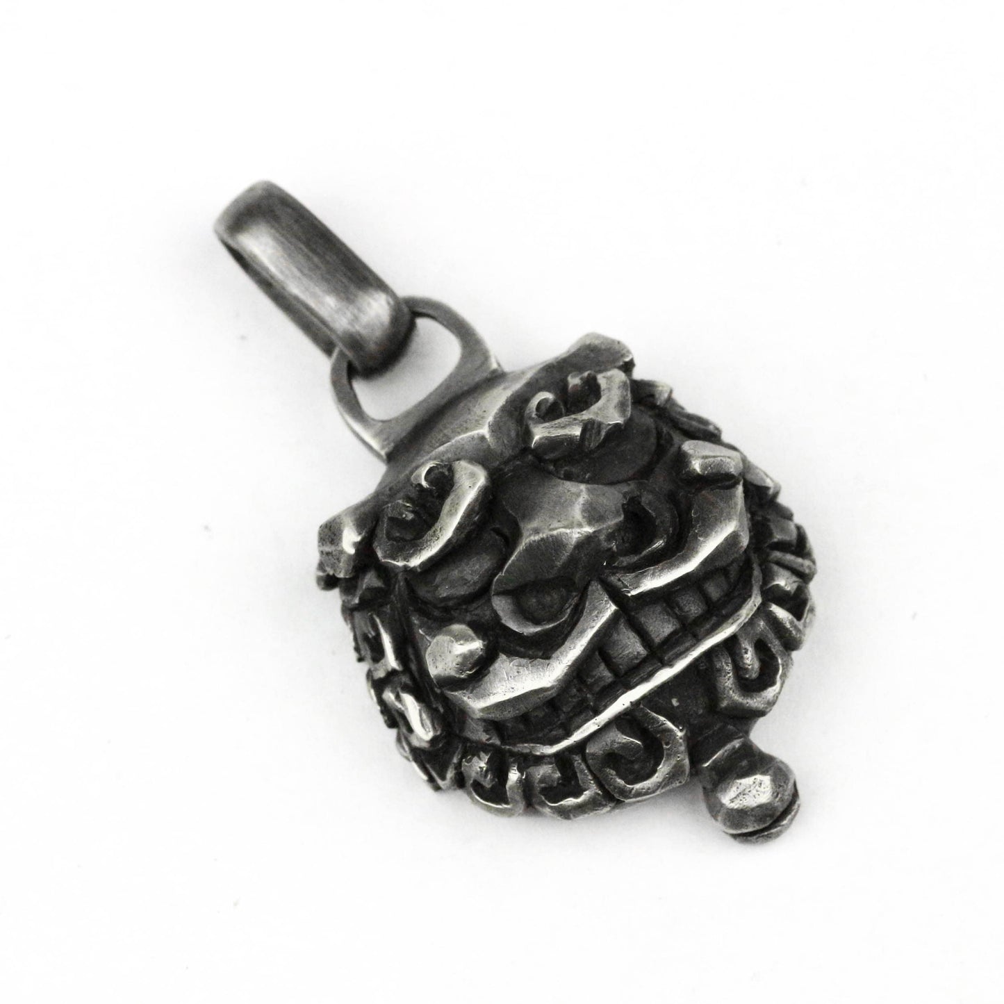 Chinese style Tang lion pendant,Lion Pendant,Tang Lion Pendant, Lion Ball Pendant,Silver Foo Dog Necklace Chinese Guardian Fu Lion Accessory