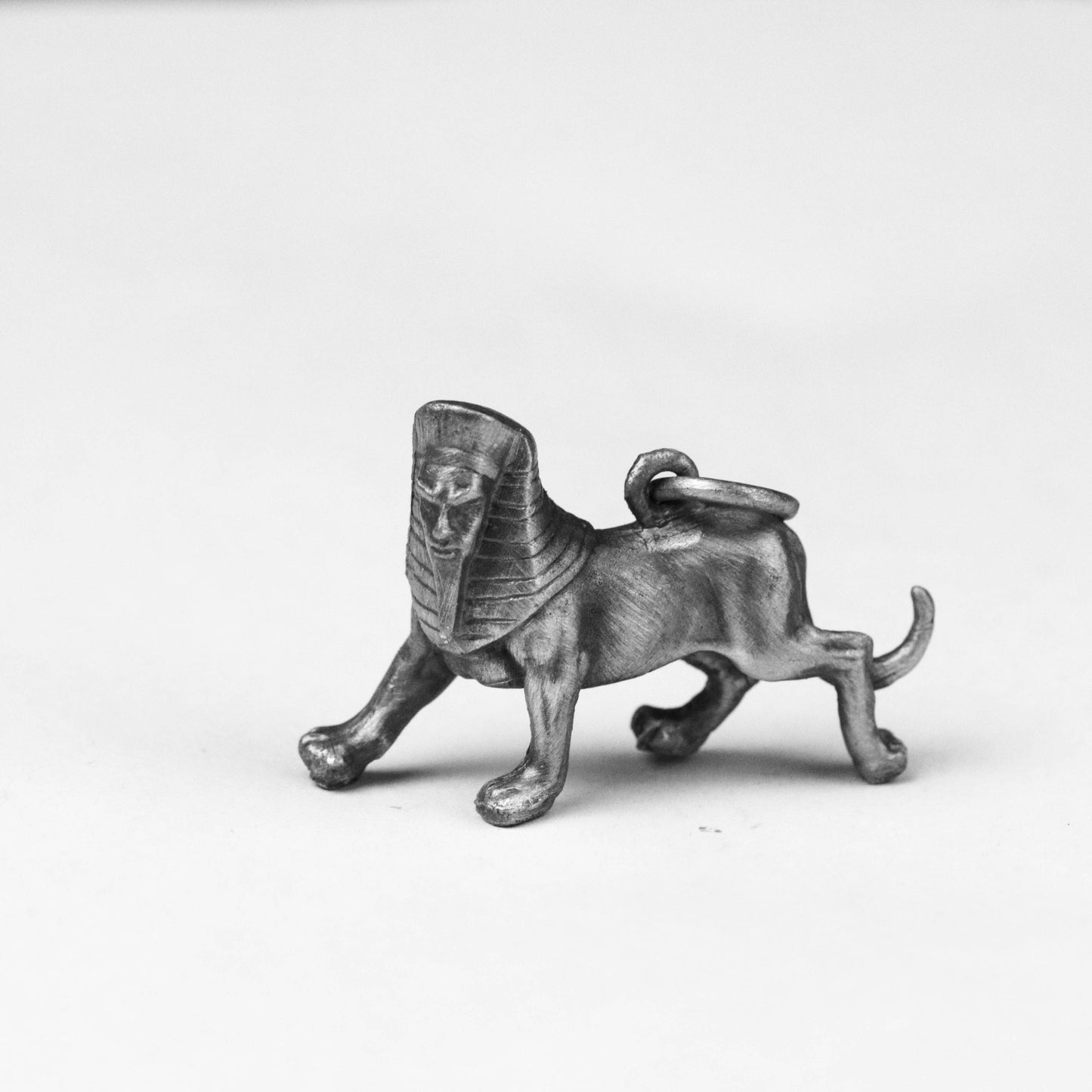 925 silver sphinx necklace, sphinx charm, Egyptian sphinx jewelry