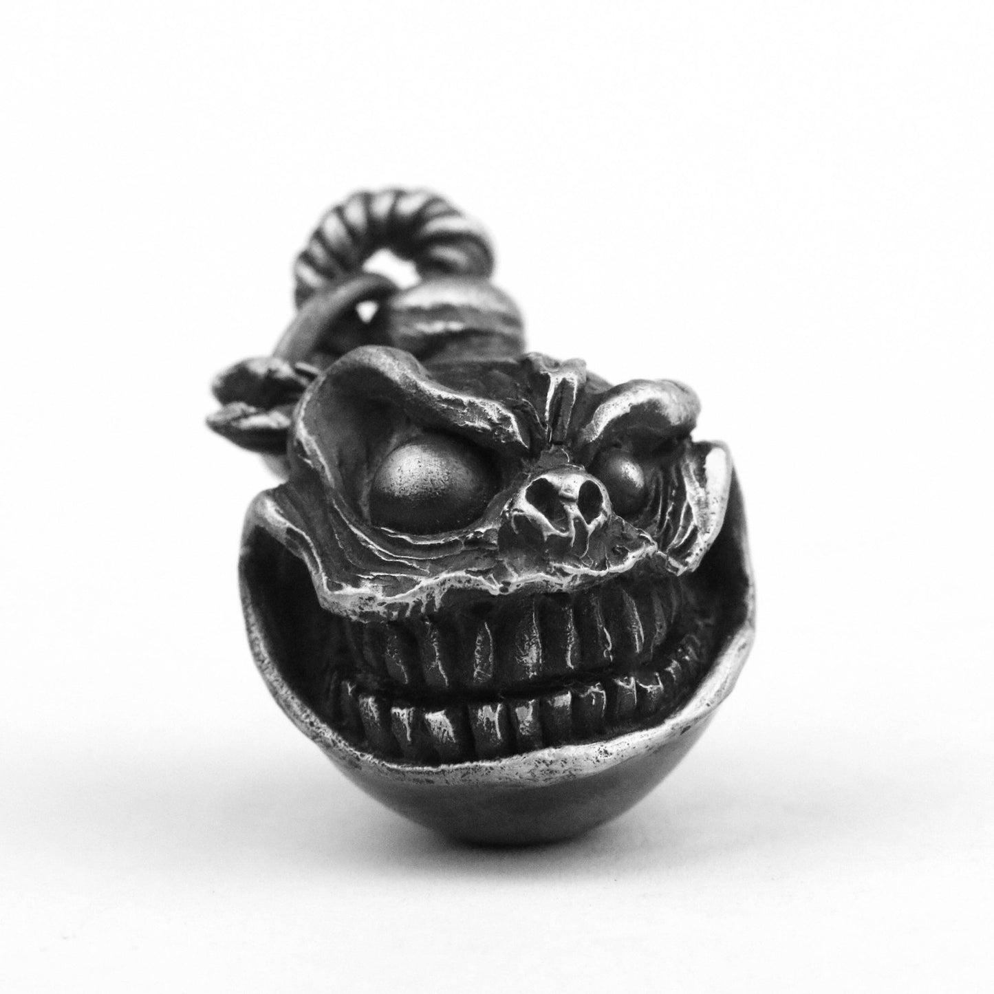 925 silver Bomb pendant, emoji pendant, evil pendant, villain pendant, demon pendant, brass handmade jewelry