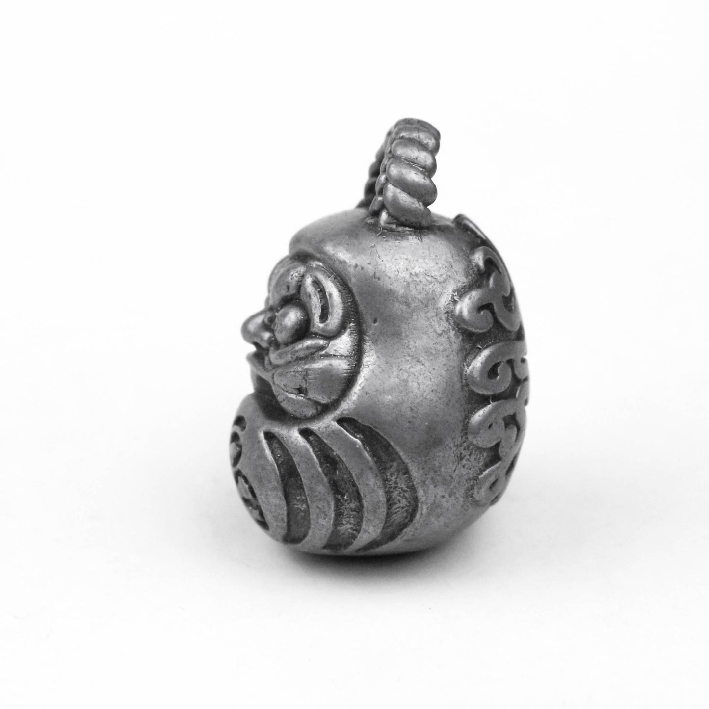 925 silver Daruma Egg Pendant, Onmyoji Necklace, Fu Pendant, Japanese Anime Jewelry, Brass Handmade Jewelry