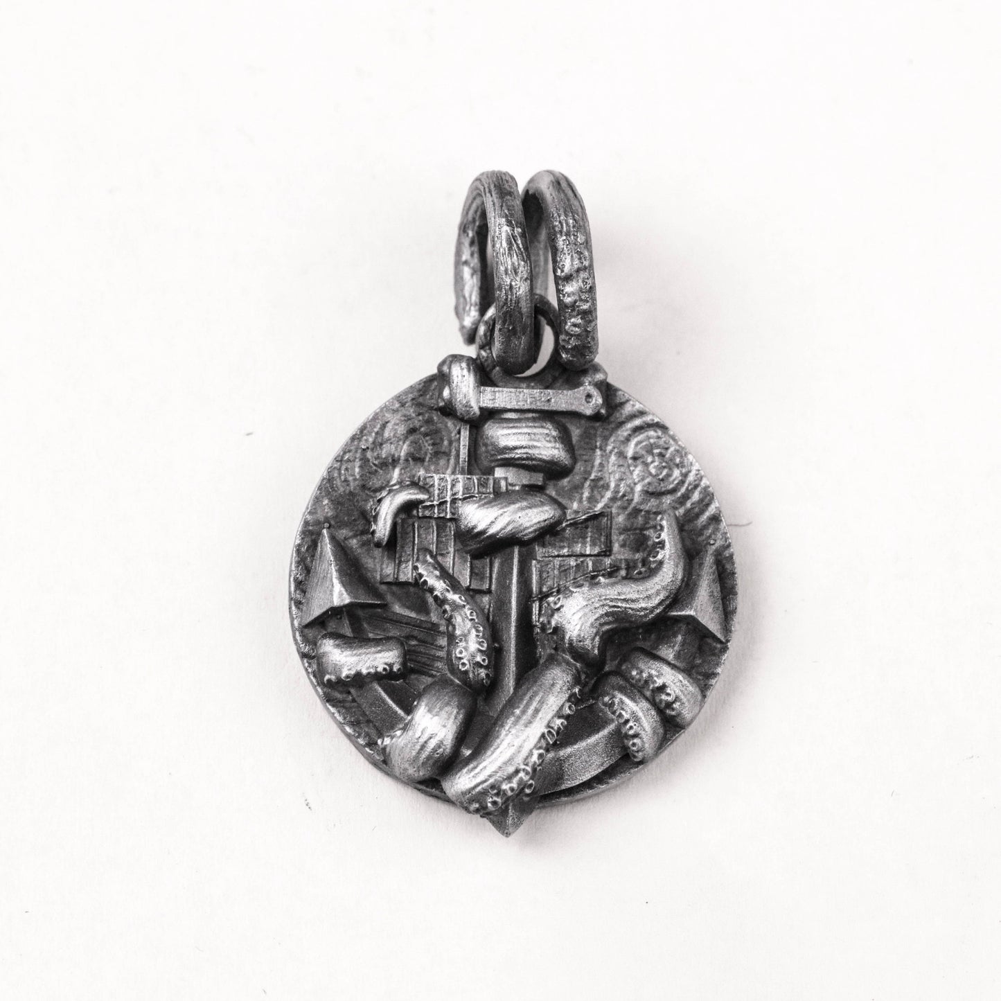 925 Silver Cthulhu Pendant Octopus Tentacle Necklace Retro Brass Craftsman Making Jewelry