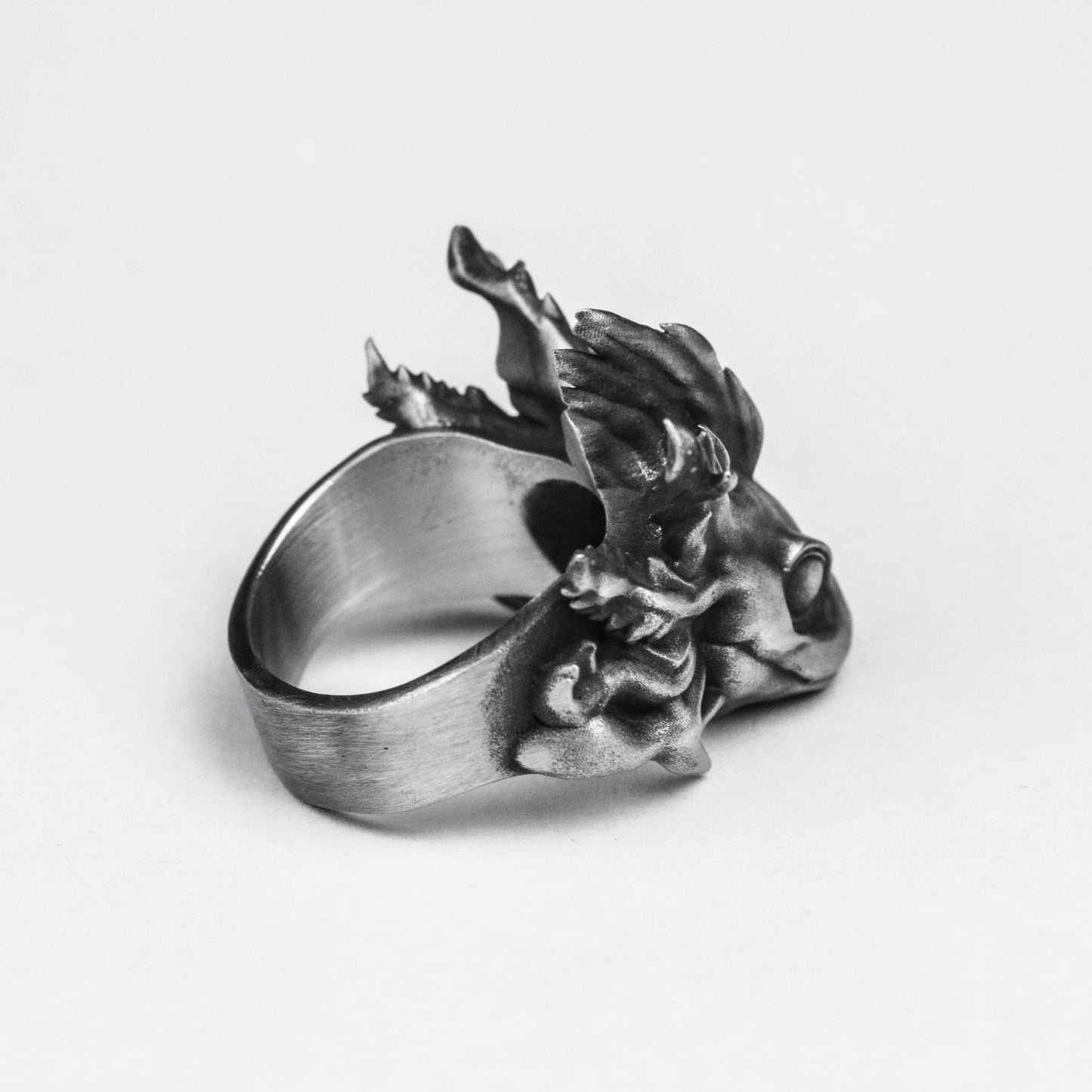 925 silver Axolotl Ring, Salamander, Water Lizard, Stacking Ring, Tiny Axolotl