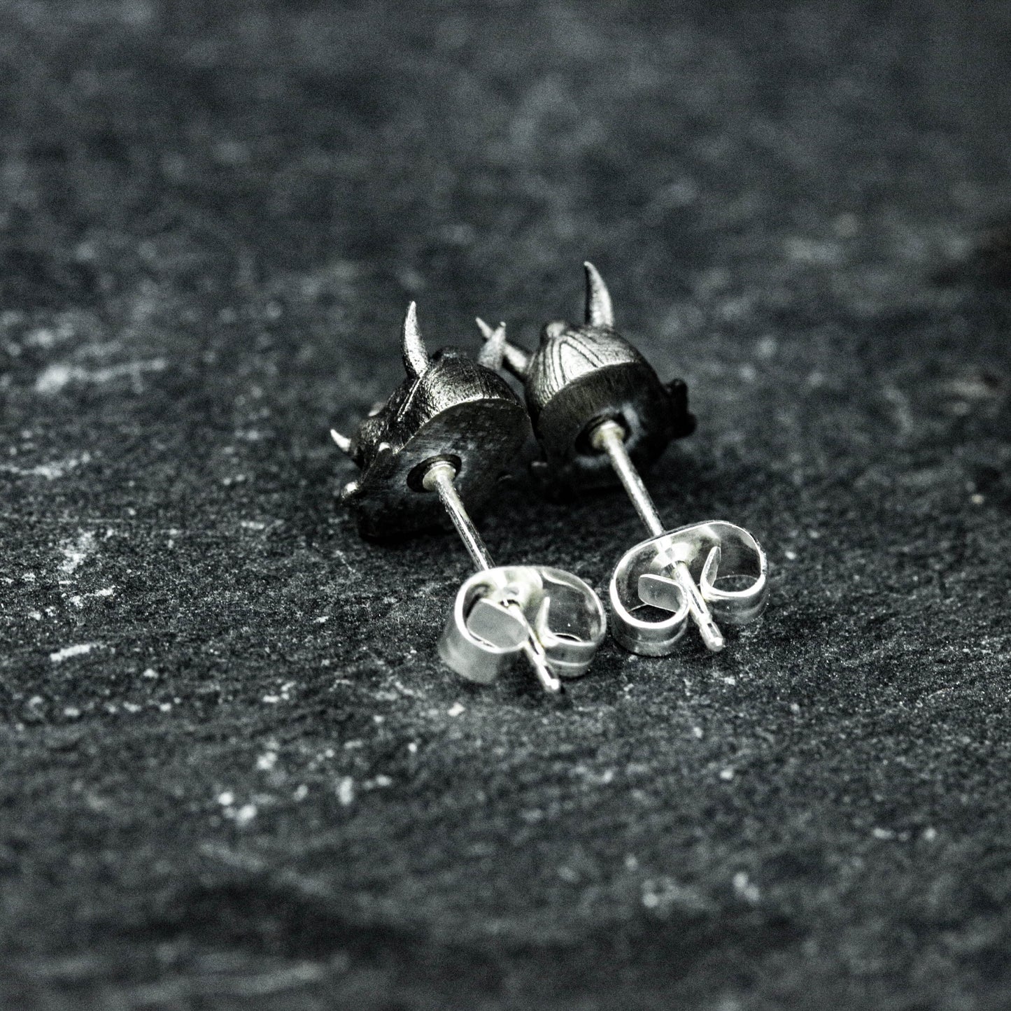 Witch earrings, female face earrings, face earrings, skull earrings, gifts for him - handmade.
