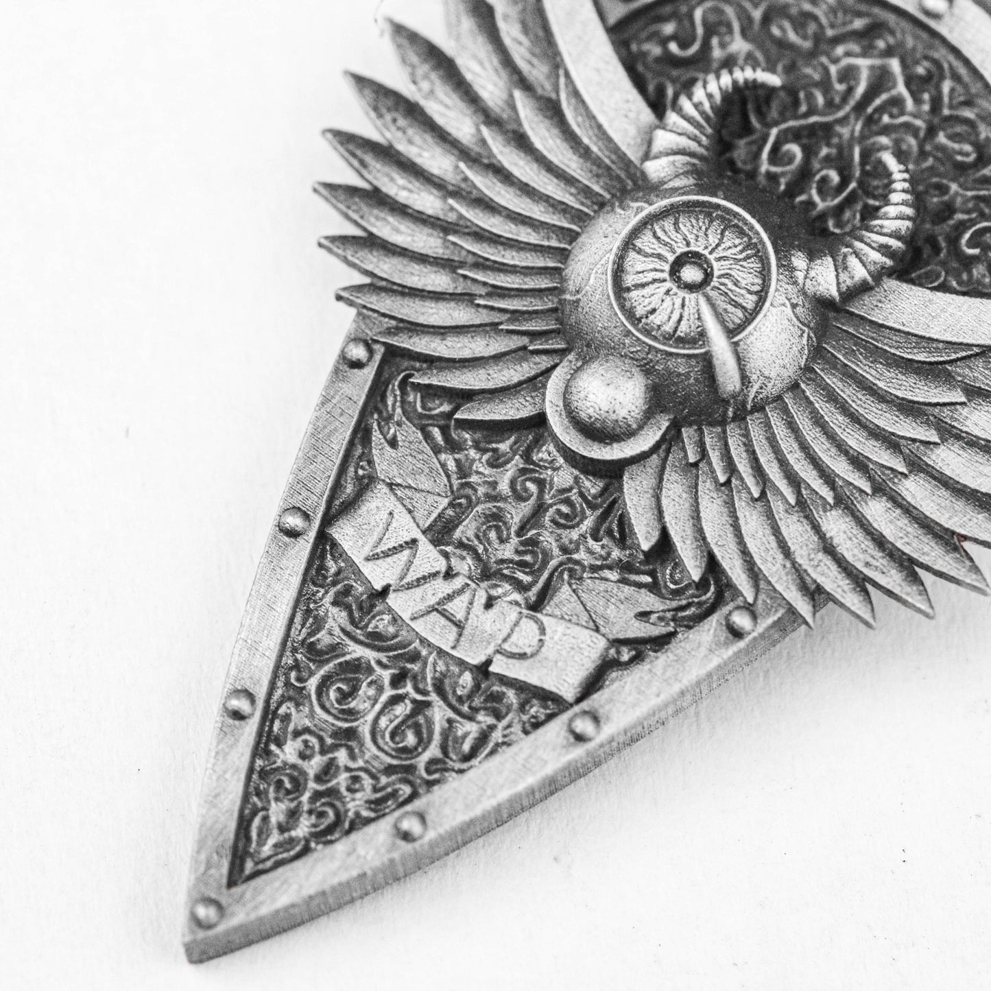 Solid Cast Men's 925 Sterling Silver Tag\War and Peace Souvenir-Peace Silver Jewelry-Stamp Pendant Necklace\Logo Men's Necklace