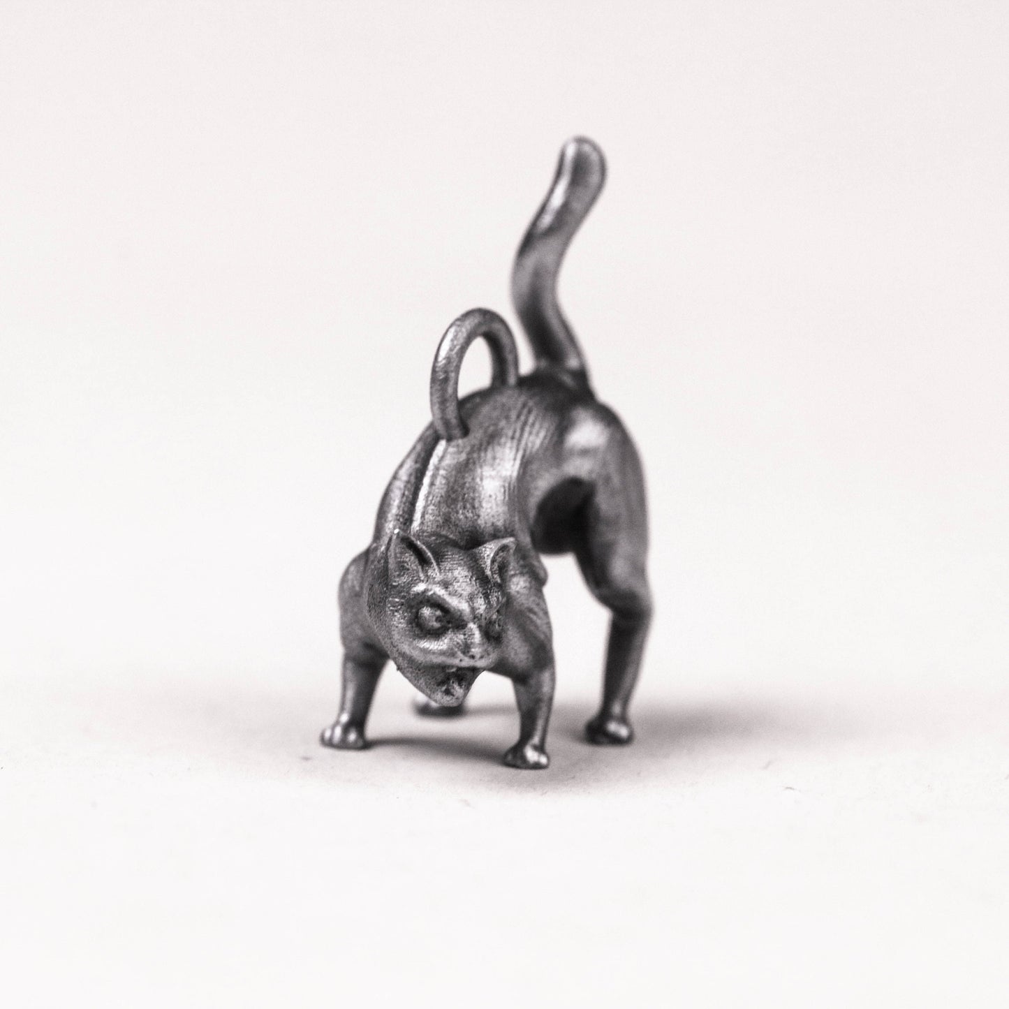 925 silver furious cat pendant, fried cat pendant,Vintage Silver Cat Pendant, Grumpy Cat, Cartoon Cat.