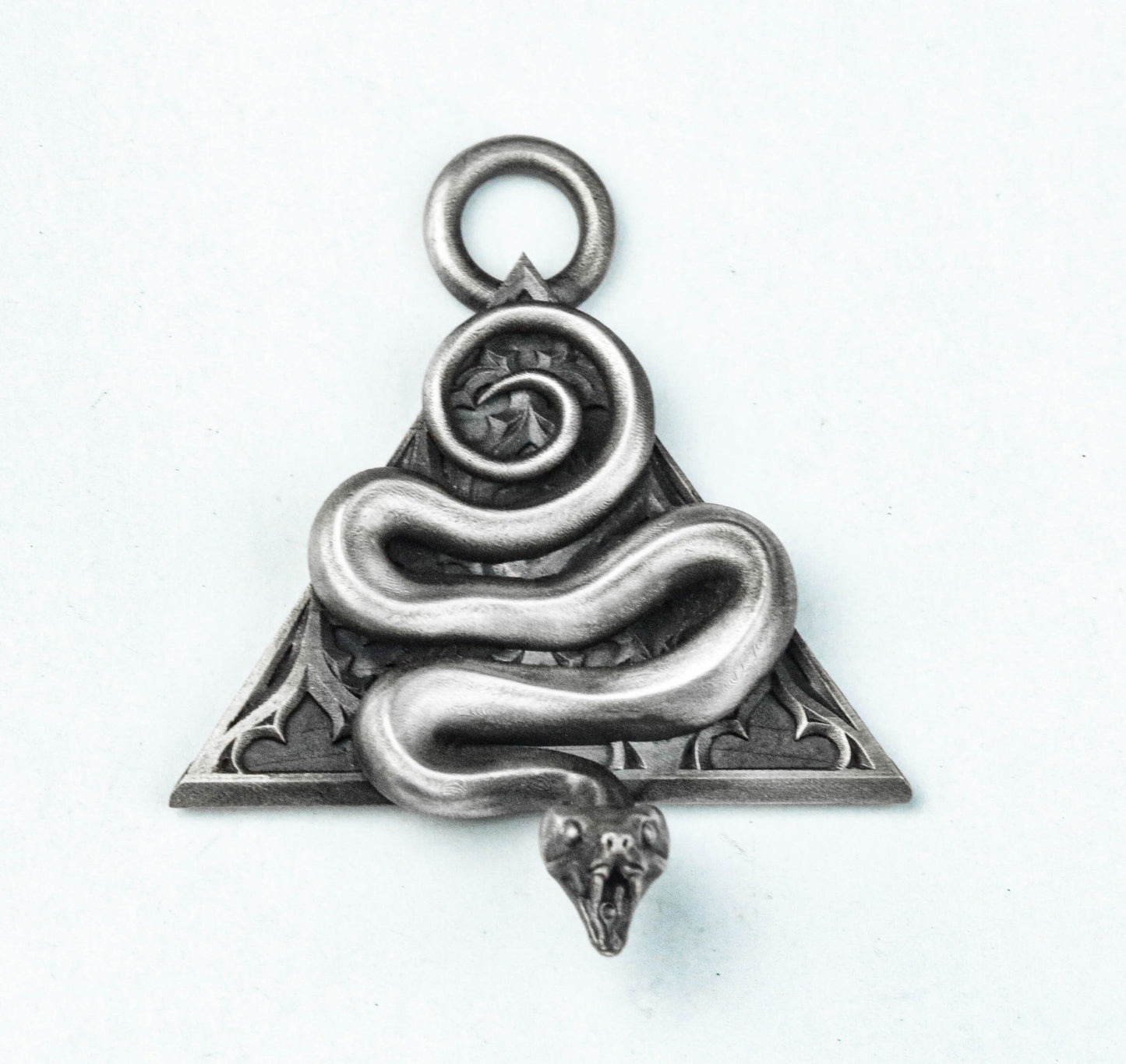 Silver Snake Necklaces - Beautiful Snake Pendants - Chain Necklaces - Snake Necklaces - Wildlife Pendants - Men's Accessories.