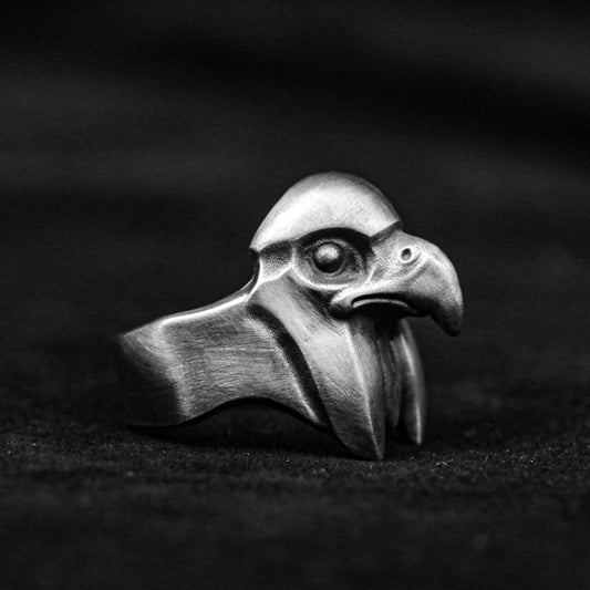 Viking Eagle Rings, Flying Eagle Rings, Bird Rings, Eagle Unique Animal Rings, Metal Bird Wing Rings, Genuine Ghost Designs,.