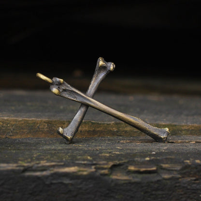 Bone cross 925 Silver pendant, original design Christian faith,Handmade personalized gifts-Craftsmen made