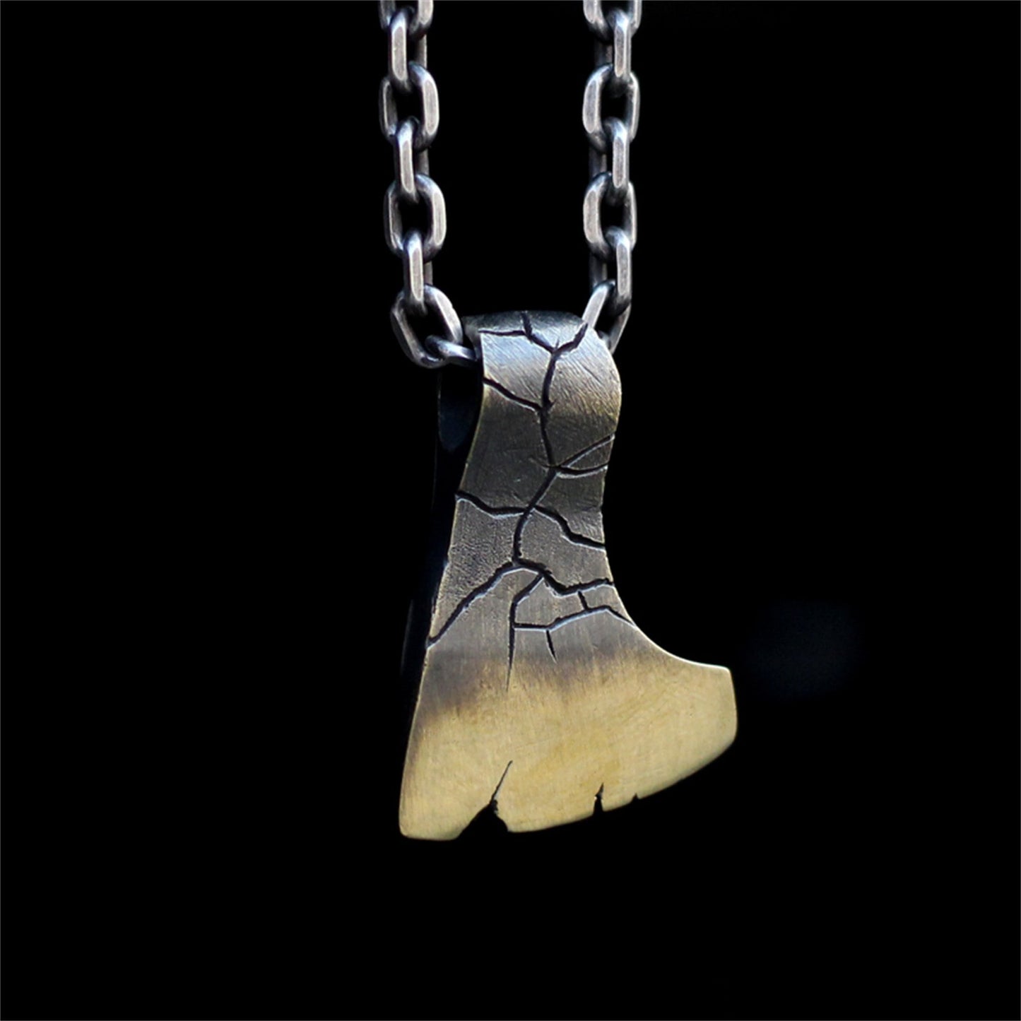 Axe 925 Silver pendant,Silver giant axe,sterling silver jewelry pendant-Craftsman made