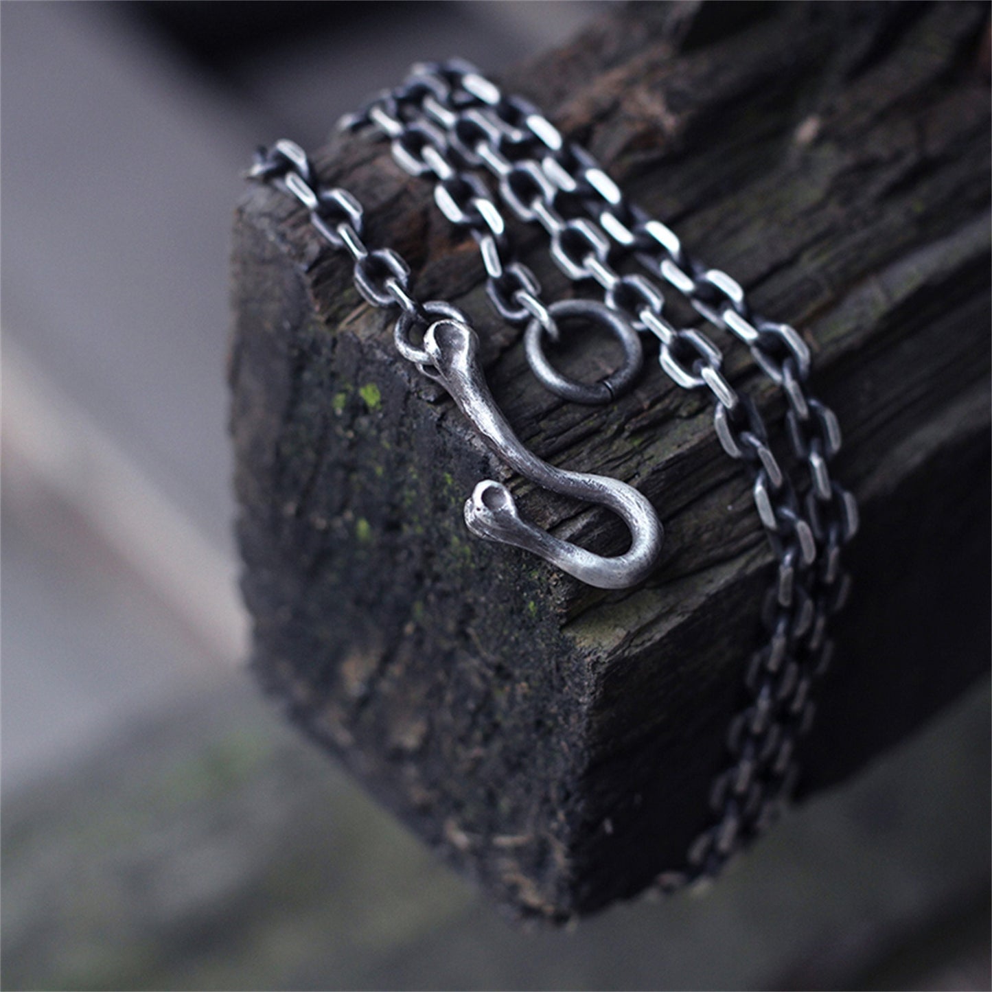 925 Sterling Silver Handmade Necklaces, Men's/Women's Chain, Hook silver chains, and versatile silver chains.-Craftsmen made