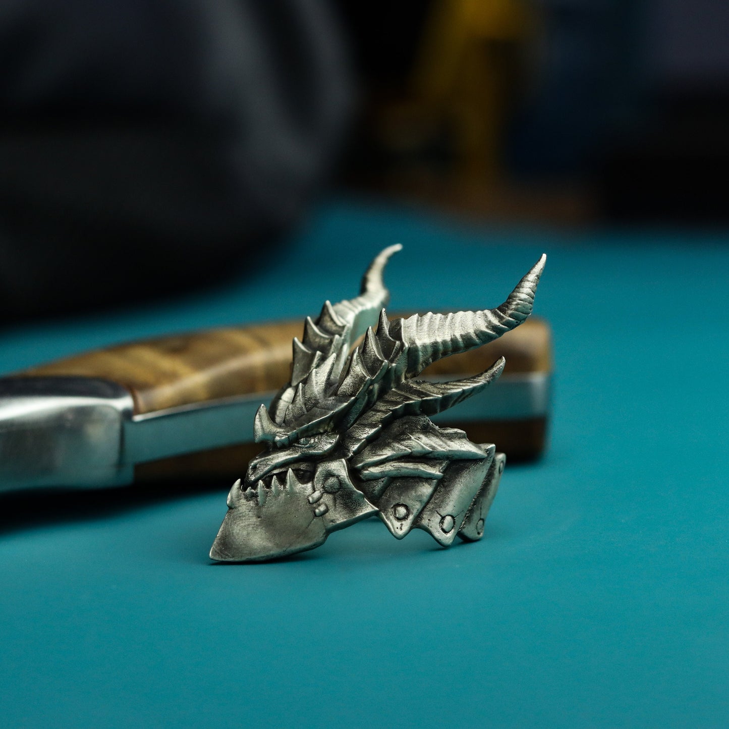 World of Warcraft-Deathwing-925 Silver Ring,Handmade Silver dragon ring,World of Warcraft Jewelry for Fans-Craftsmen made