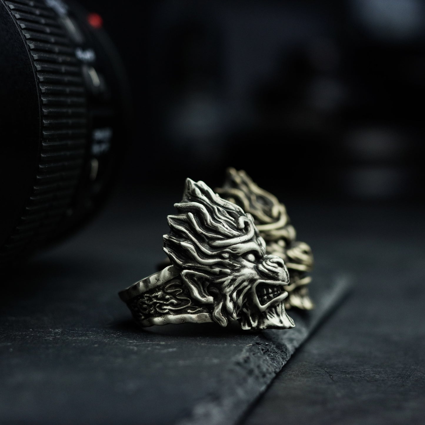 Monkey King 925 Silver Ring, Dark myth of Wukong, Journey to the West, myths and legends 925 sterling silver ring-Craftsmen made