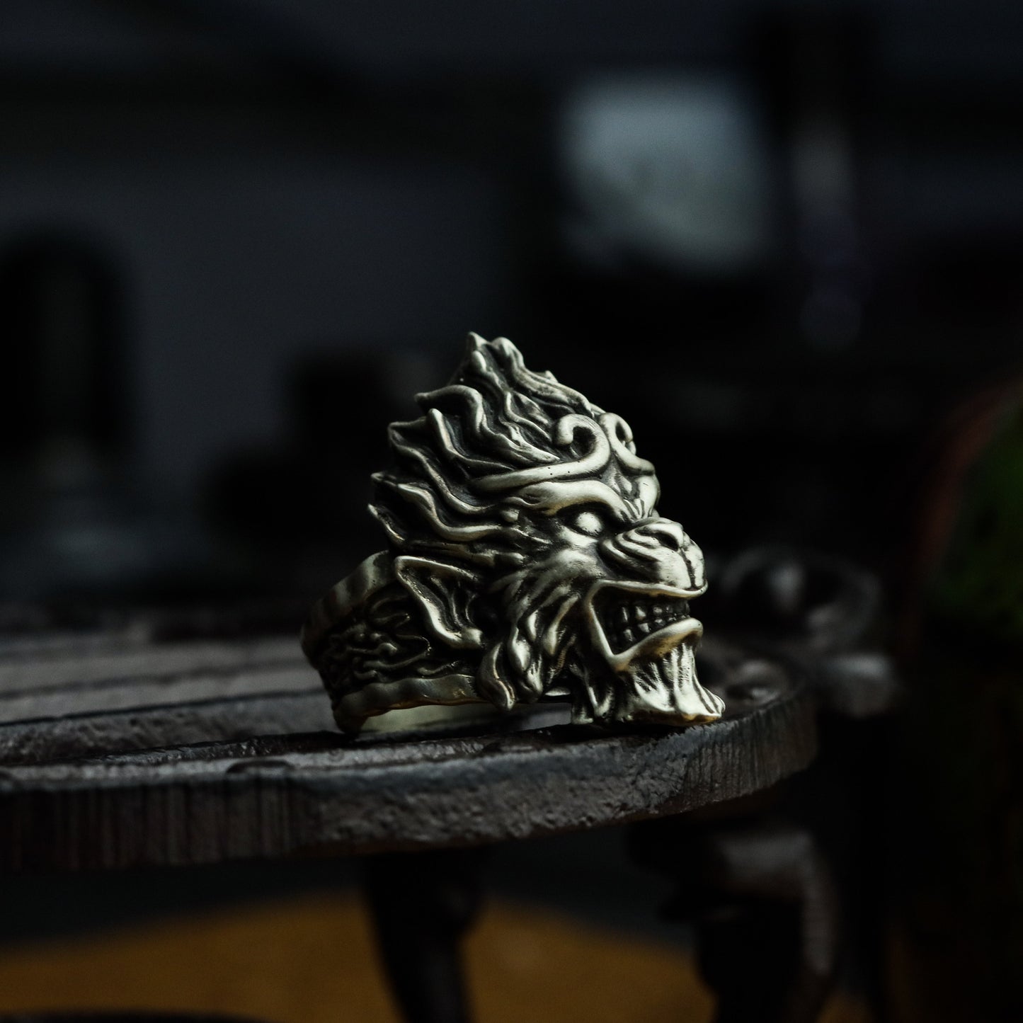 Monkey King 925 Silver Ring, Dark myth of Wukong, Journey to the West, myths and legends 925 sterling silver ring-Craftsmen made