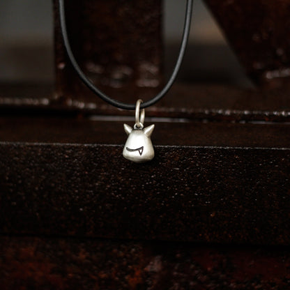 Angel and Devil 925 silver pendant necklace,Gift for mother,couple sterling silver pendant bracelet, personalized handmade gift-craftsman - SATANHORN