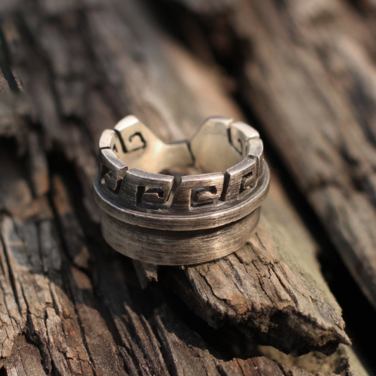 Feather 925 Silver Ring, Angel Feather Men’s Silver Ring, Angel Wing Silver Jewelry-Craftsman made - SATANHORN