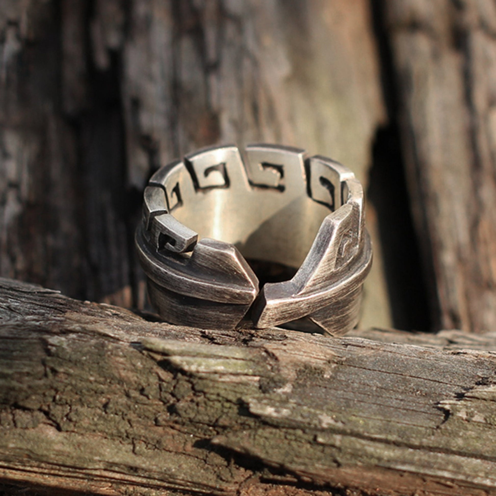 Feather 925 Silver Ring, Angel Feather Men’s Silver Ring, Angel Wing Silver Jewelry-Craftsman made - SATANHORN