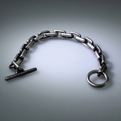 925 Silver thick men's bracelet, men's wrist silver jewelry, solid sterling silver bracelet-Craftsman made