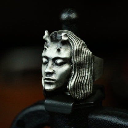 Dragon girl 925 silver ring, banshee ring, gift for mother, unique jewelry gift-craftsman made - SATANHORN