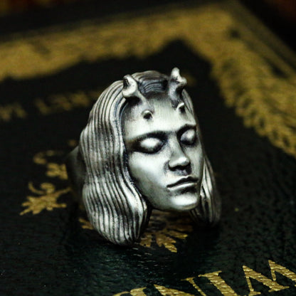 Dragon girl 925 silver ring, banshee ring, gift for mother, unique jewelry gift-craftsman made - SATANHORN