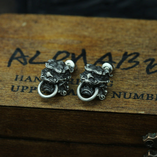 Leo Door Knocker Earrings