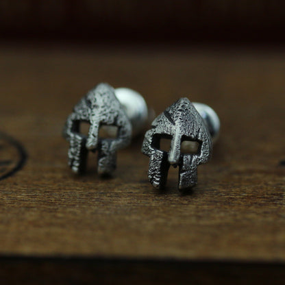 Spartan helmet earrings, Spartan jewelry, helmet earrings, helmet jewelry, warrior earrings, gifts