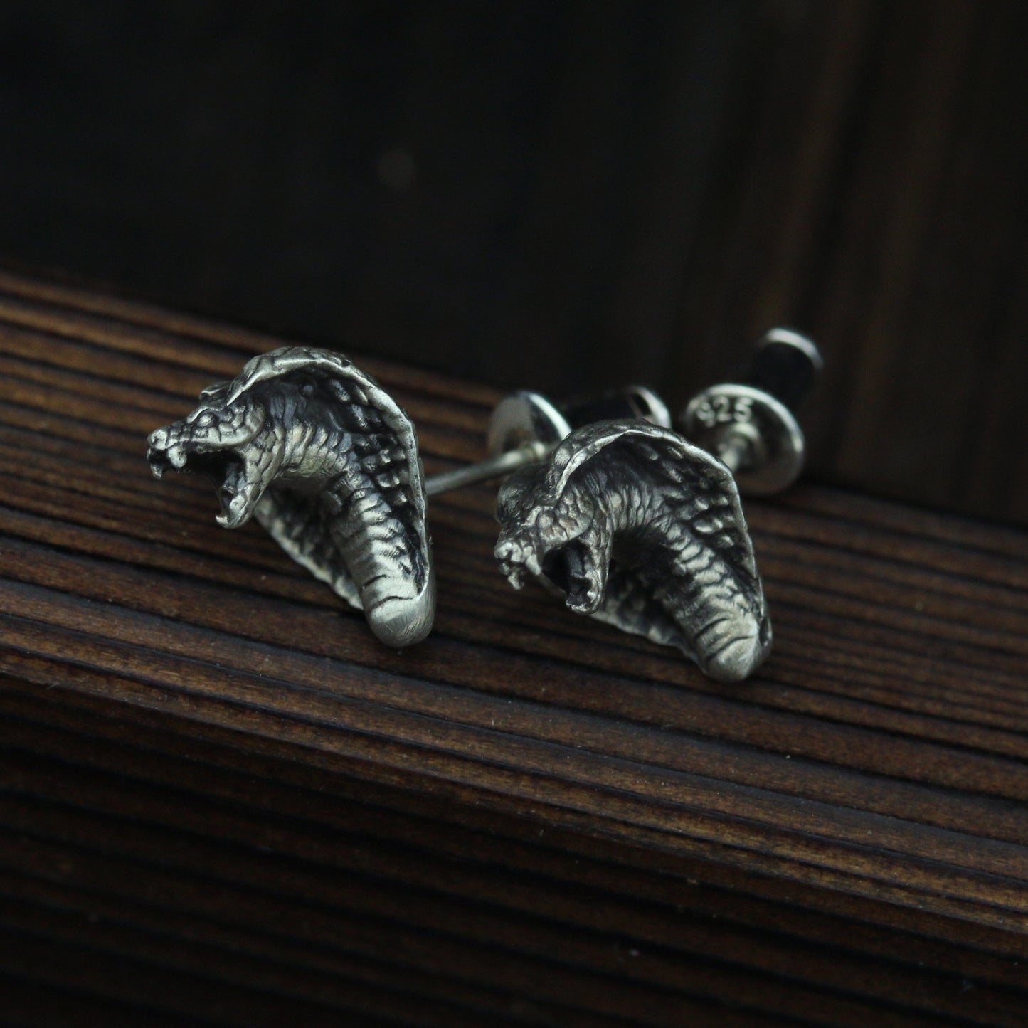 Cobra Gothic earrings,snake earrings,snake jewelry