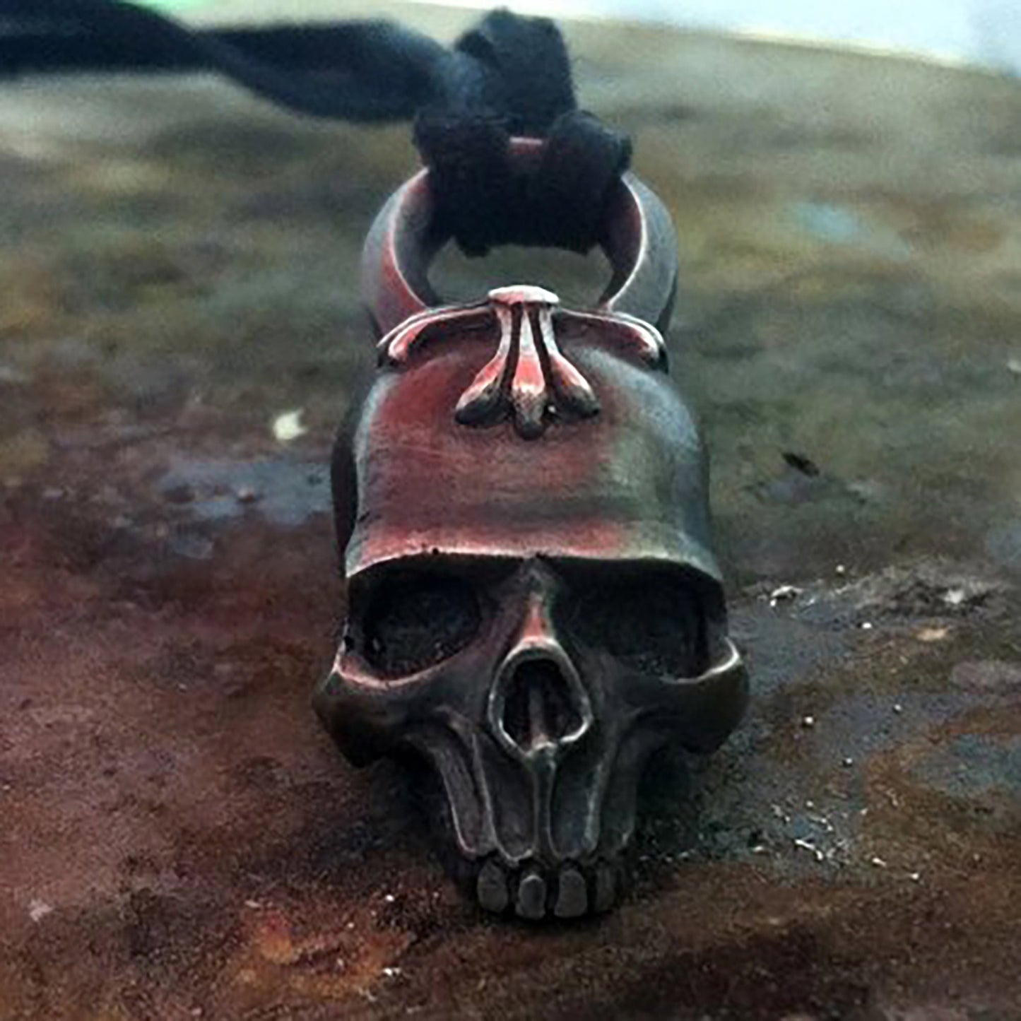 925 Sterling Silver Skull Pendant Necklace, Skull Pendant, Skull Jewelry, Gothic Jewelry, Gift for Boyfriend - Handmade