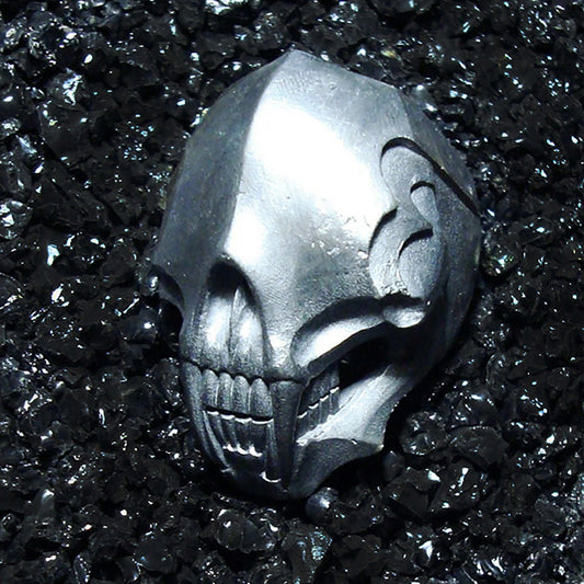 Armor skull ring, 925 sterling silver ring, faceless skull ring, faceless skull jewelry, gothic jewelry-handmade