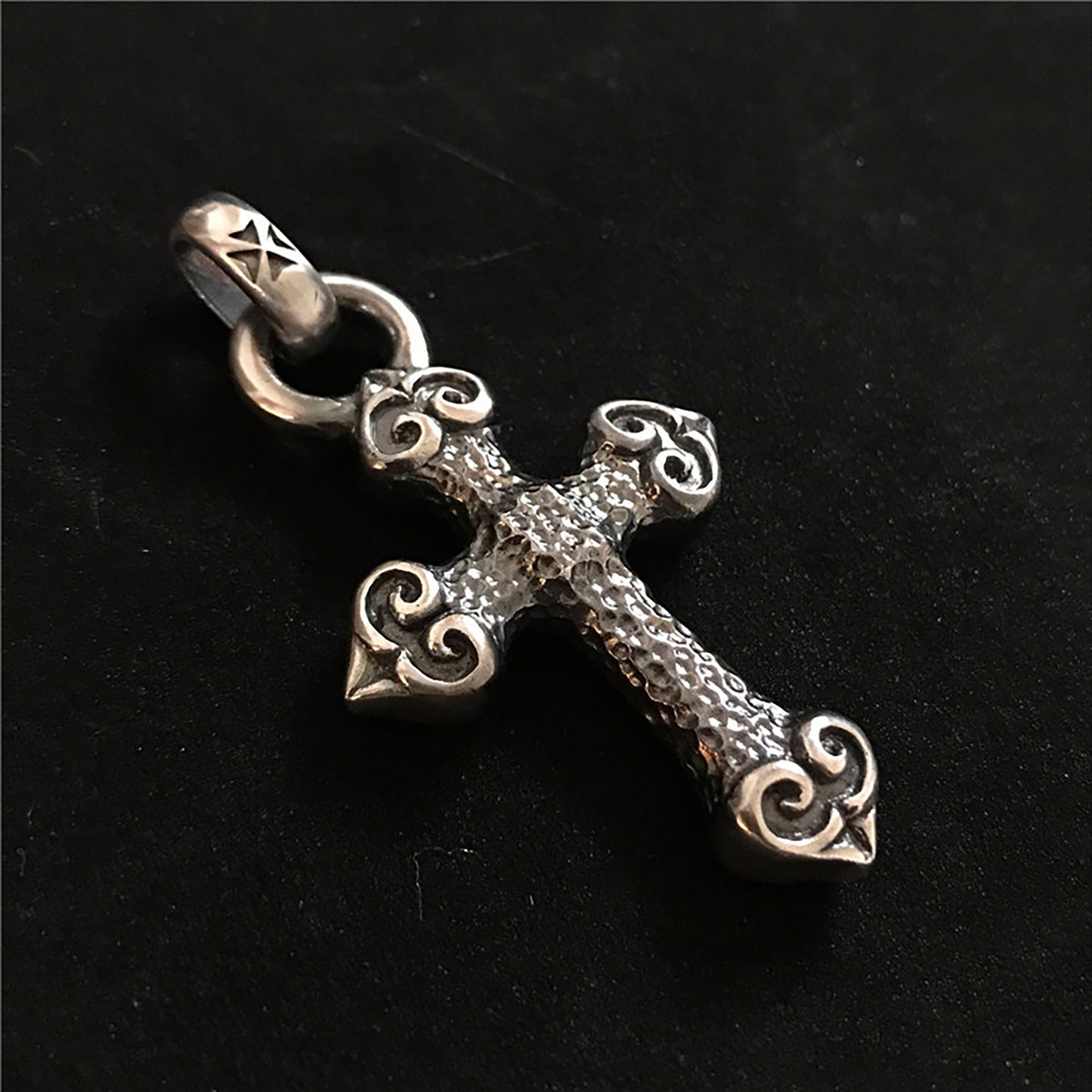 925 Sterling Silver Cross Pendant, Cross Necklace, Couple Cross Pendant, Catholic Jewelry, Gift for Him - Handmade