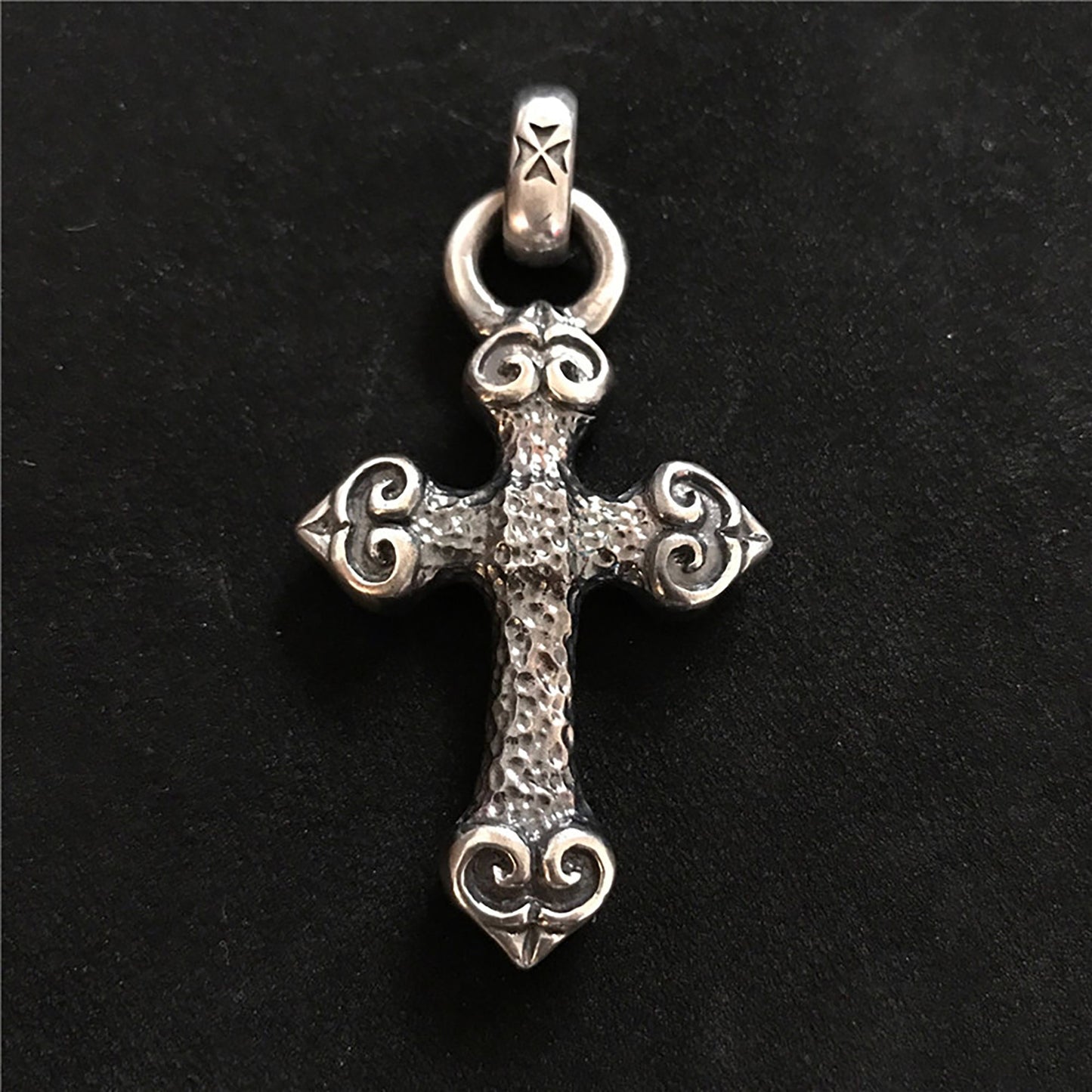 925 Sterling Silver Cross Pendant, Cross Necklace, Couple Cross Pendant, Catholic Jewelry, Gift for Him - Handmade