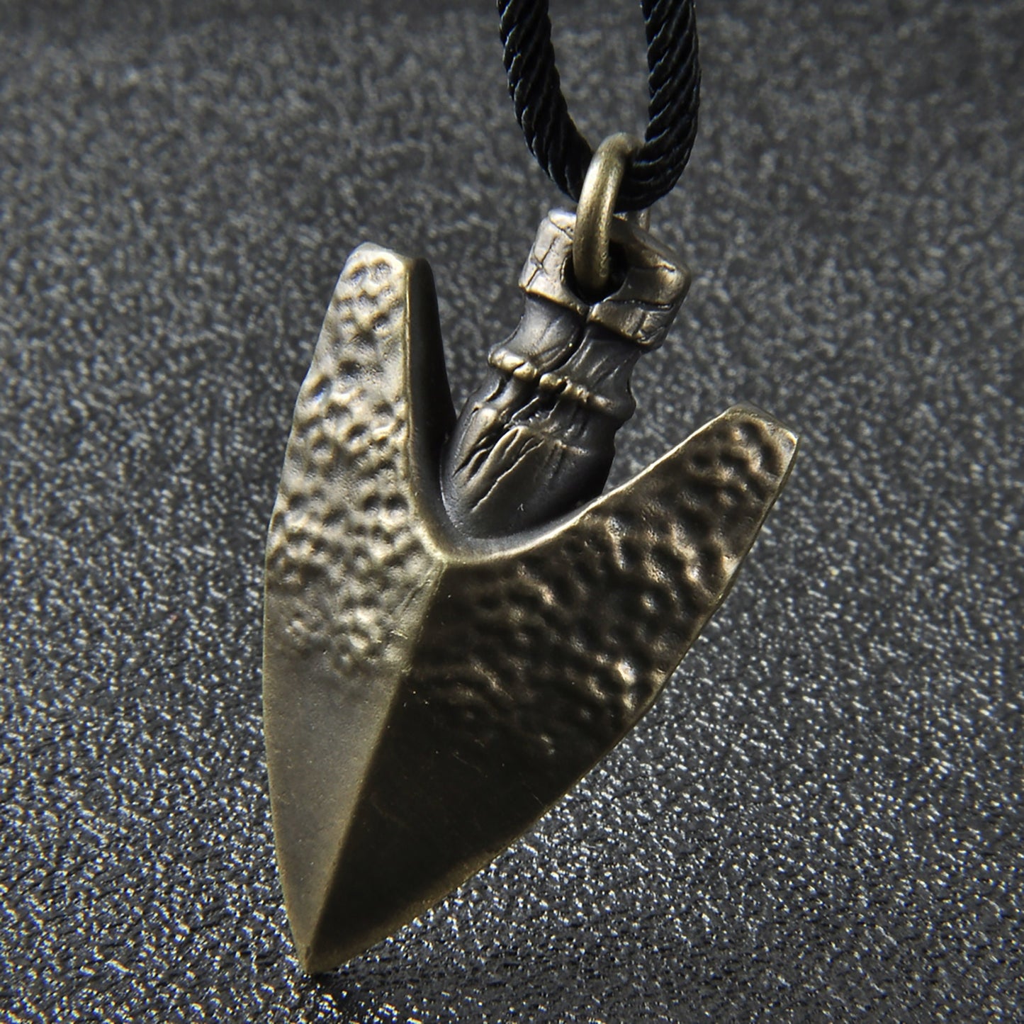 925 sterling silver arrowhead pendant necklace, arrowhead jewelry, warrior pendant, gift for warrior, gift for him - handmade