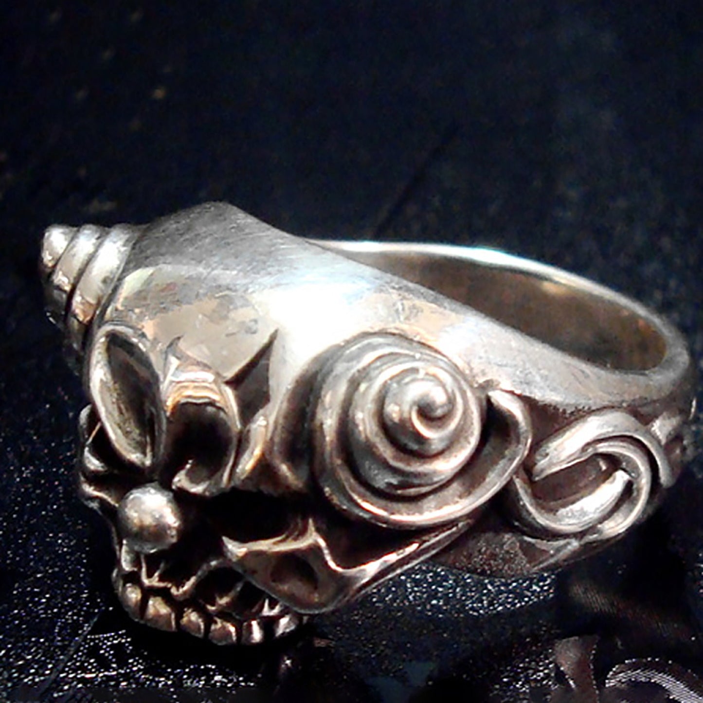 Clown skull ring 925 sterling silver, clown ring, skull ring, Halloween ring, gift for him, gift for boyfriend-handmade