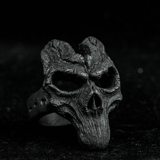 Skull ring 925,Silver skull rings, Vintage Silver Ring, Punk Ring for Men, Skeleton Mask, Death Ring, Skull Jewelry