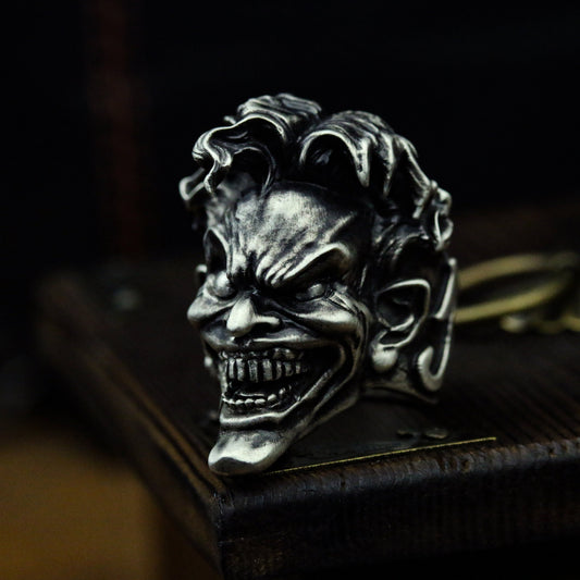 JOKER 925 Silver Ring, Evil man ring,DC comics joker image, sterling silver ring-Craftsmen made