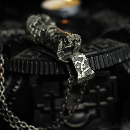 Carved coffin 925 silver pendant necklace, remembering the dead death necklace pendant sterling silver personalized gift-Craftsman made
