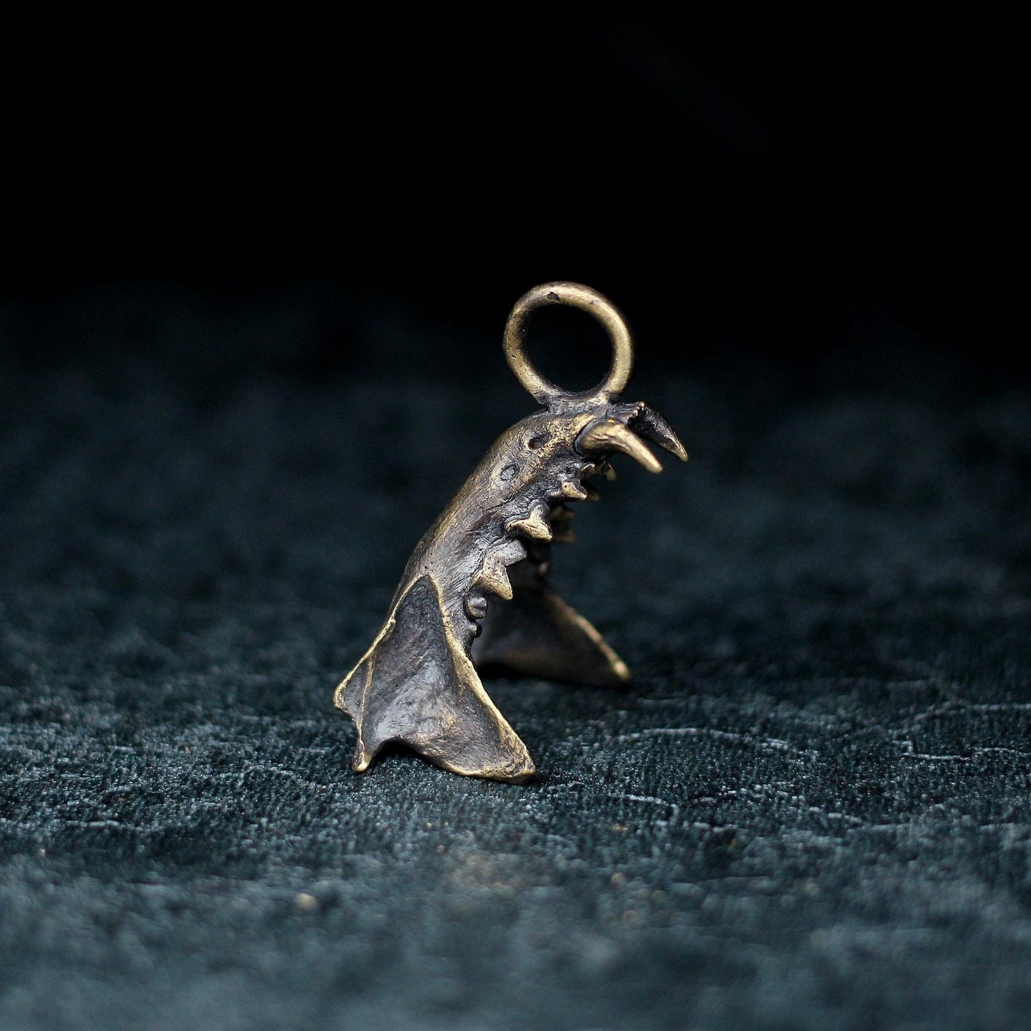 Cat jaw bone 925 silver pendant, dog tooth pendant jewelry, animal bone pendant unique sterling silver gift-craftsman made