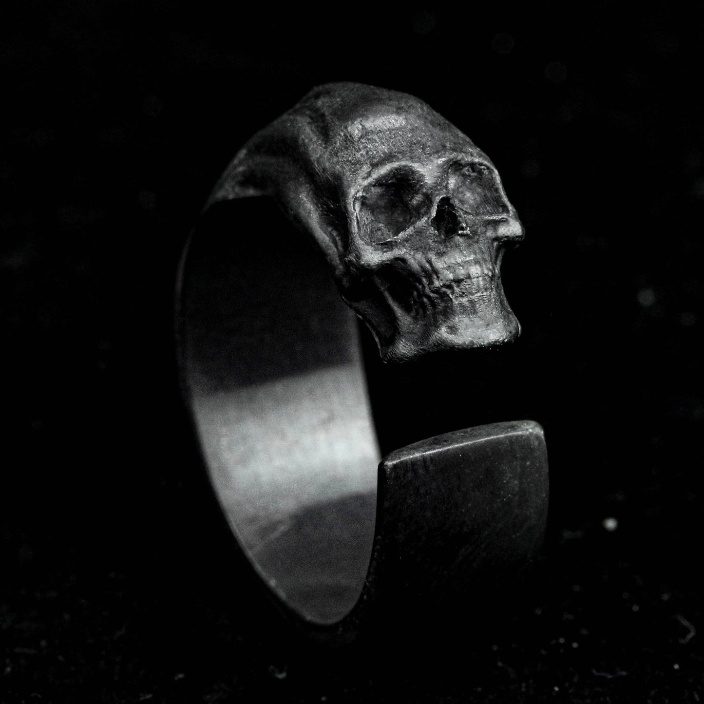 Adjustable Skull Ring-Silver Skull Ring-Gothic Ring-Halloween Ring-Silver Skull Ring-Silver Unisex Ring