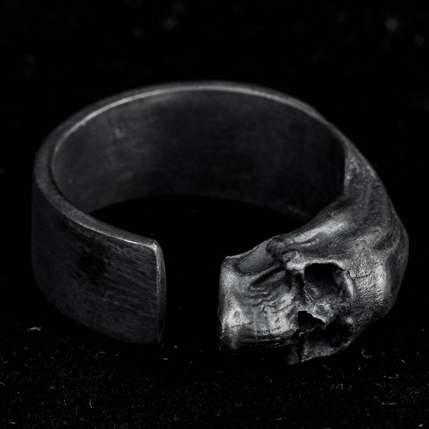 Adjustable Skull Ring-Silver Skull Ring-Gothic Ring-Halloween Ring-Silver Skull Ring-Silver Unisex Ring