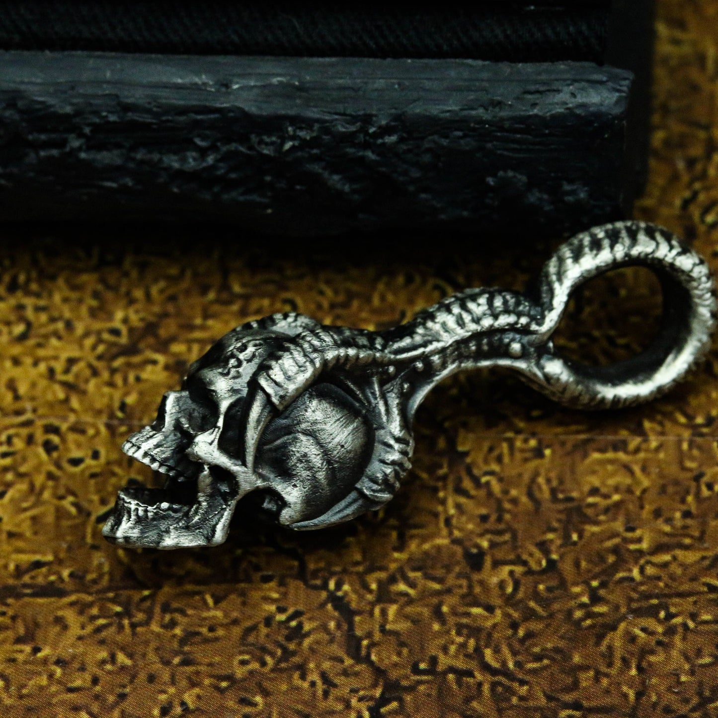 Eagle Claw Skull 925 Silver Pendant Necklace, Raptor Claw, Men's Silver Pendant Necklace, Dragon Claw Silver Pendant Necklace-Craftsman made